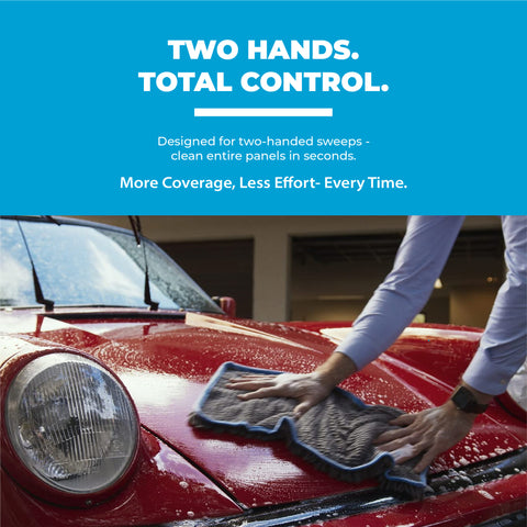 Mach 2 Speed Car Wash Towel – 7x the Size of a Mitt (60 x 30cm / 2 x 1ft)